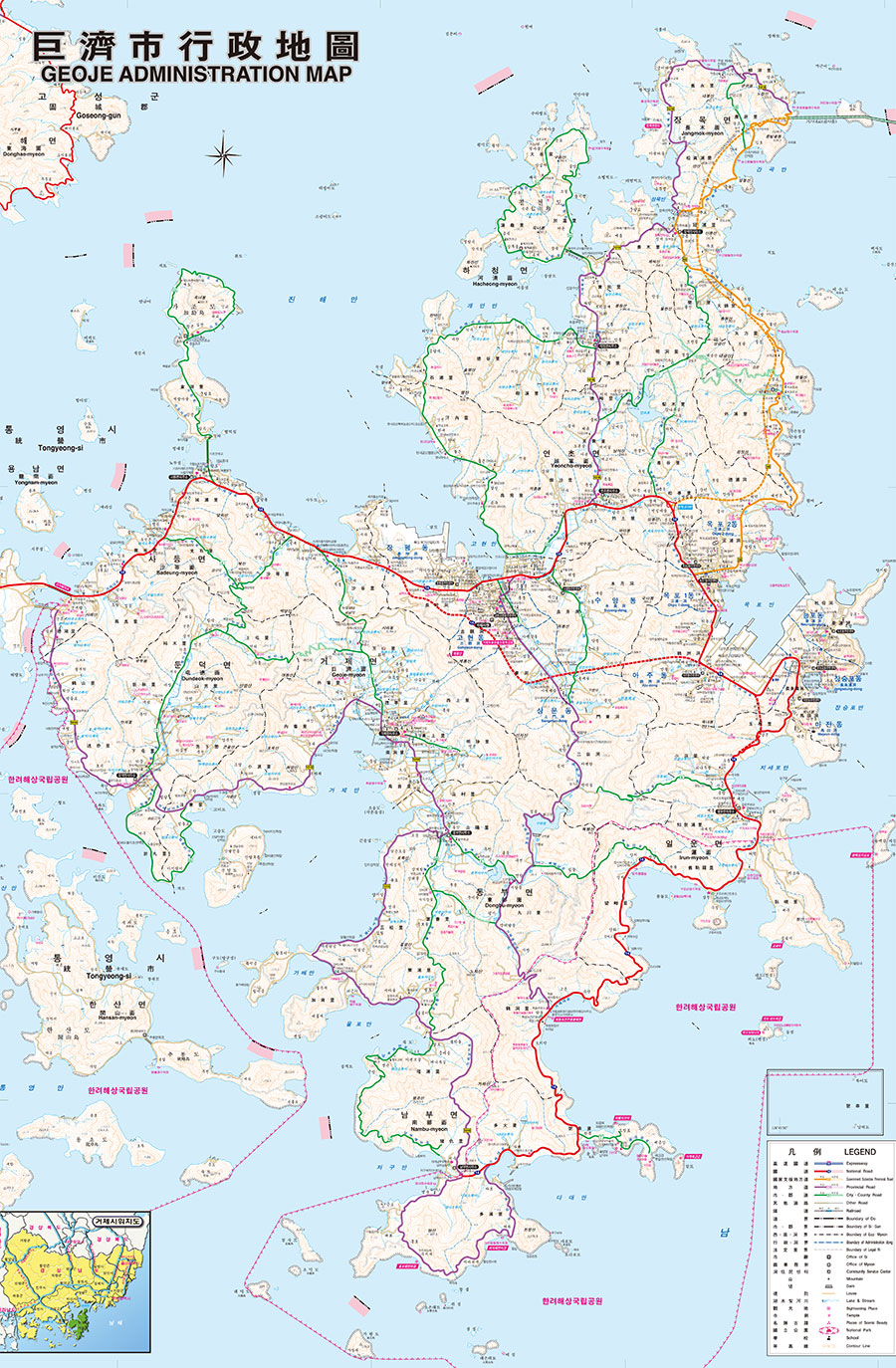 지도로 보는 거제 > 거제시 행정지도 > 2009 | 거제시 데이터포털